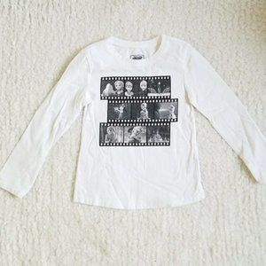 ☃️Old Navy Size 4T Frozen White T-Shirt